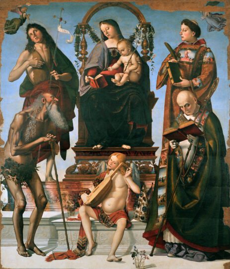 Pala di Sant’Onofri, olio su tavola di Luca Signorelli, 1484