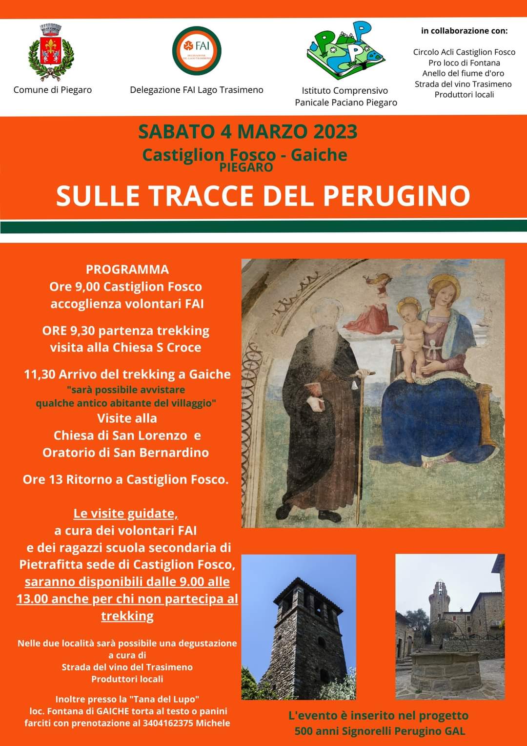 Sulle tracce del Perugino - locandina