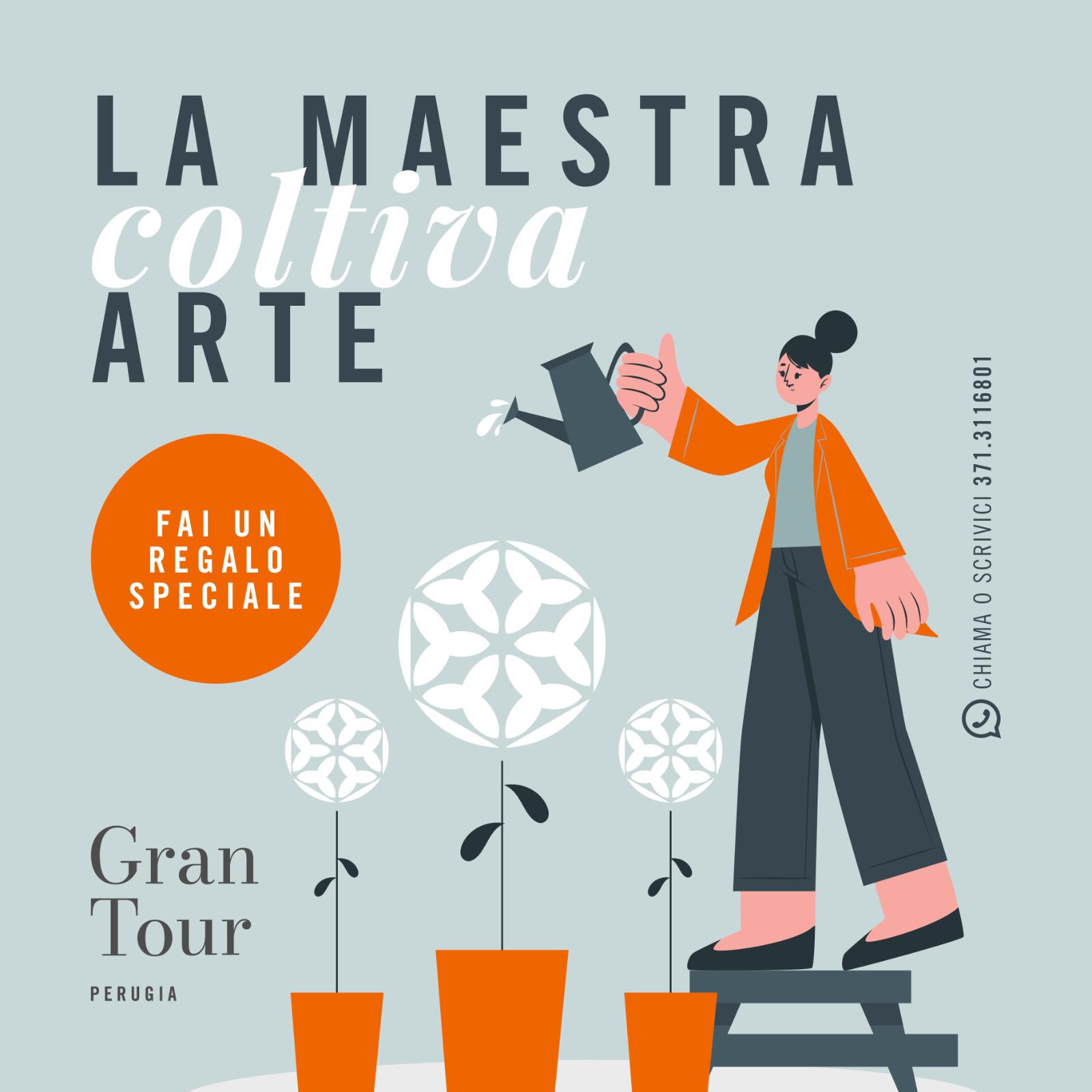 Gran Tour Perugia – La maestra coltiva arte