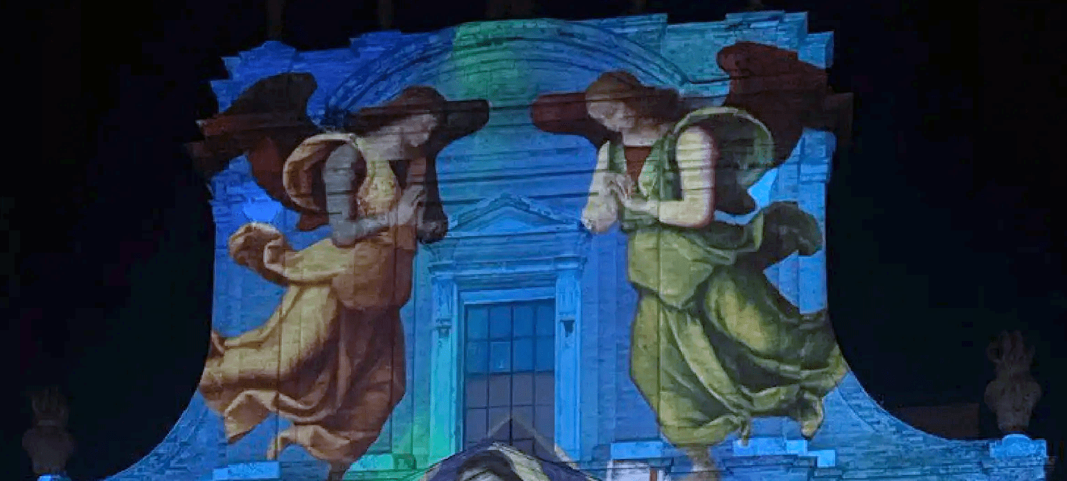 Video mapping Perugino come non l'hai mai visto