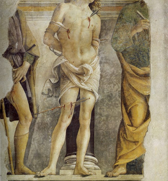 San Sebastiano tra i Santi Rocco e Pietro