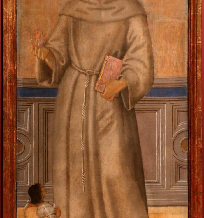 St. Anthony of Padua and devotee