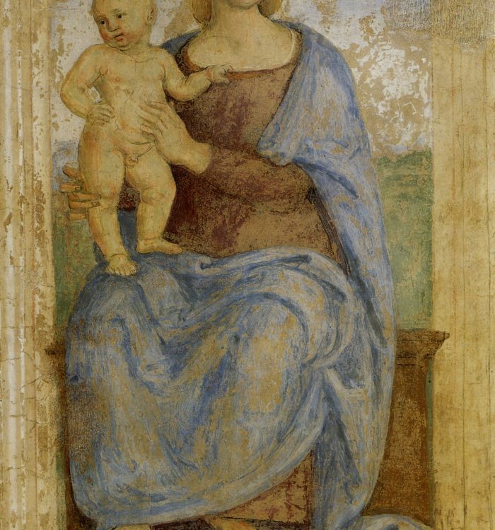 Madonna con Bambino in trono