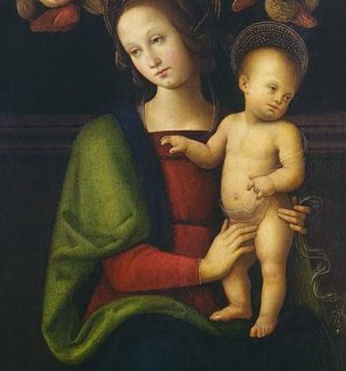 Madonna con il Bambino e due cherubini