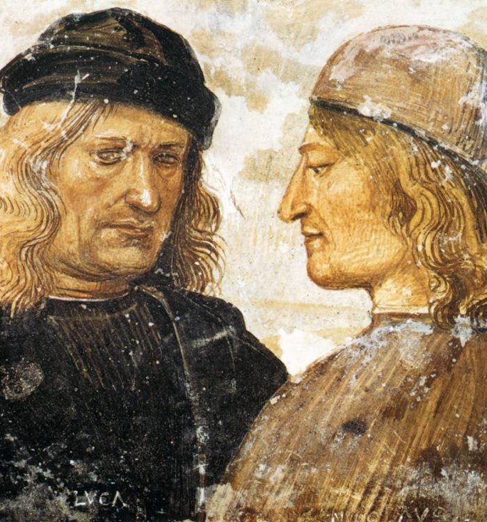 Self-portrait with Niccolò d’Angelo Franceschi